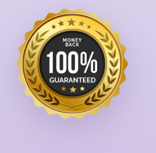 100% money-back guarantee seal